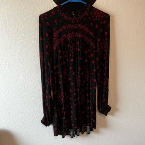 Free People Floral Dress ❤️🖤🌹